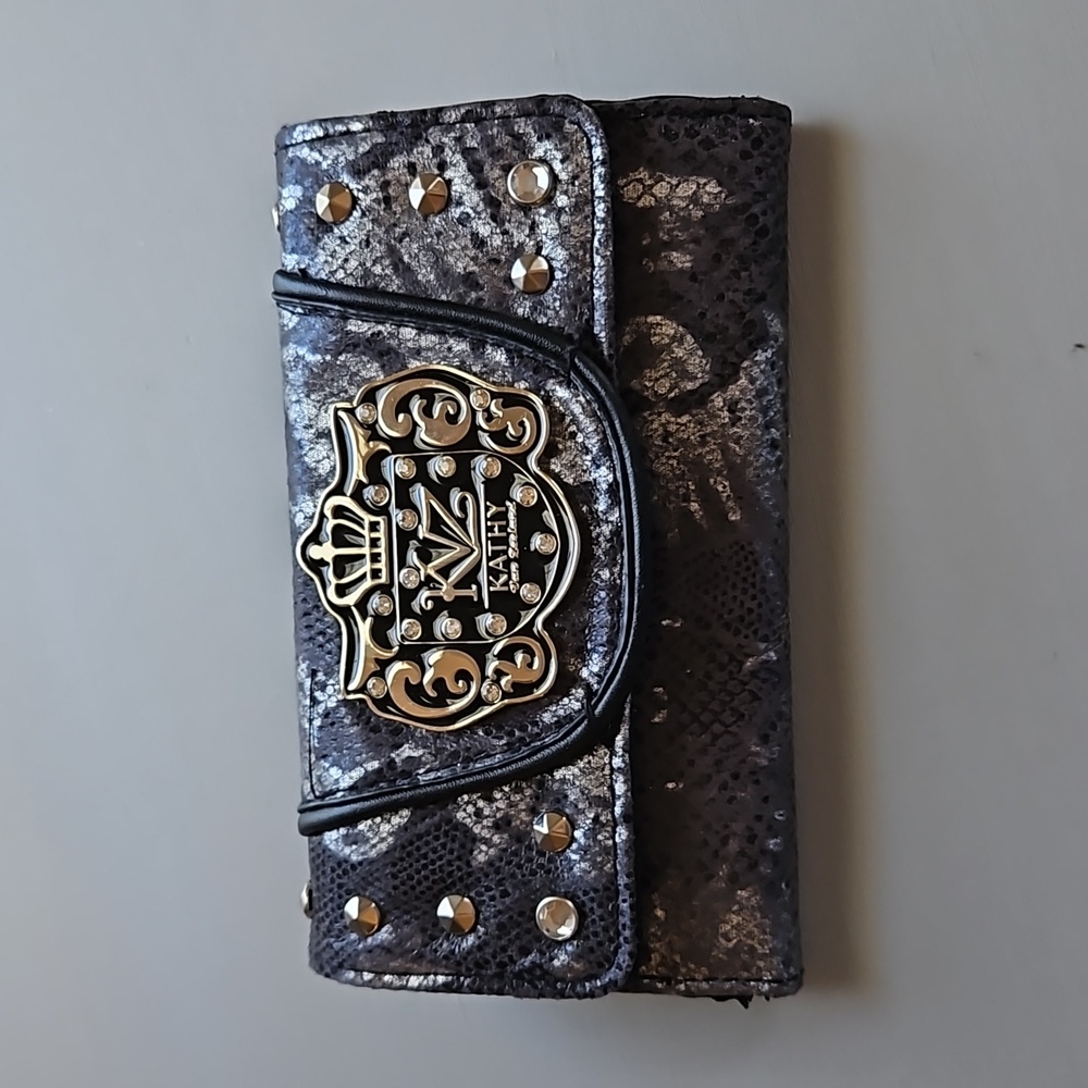 KVZ Kathy hand wallet black and grey